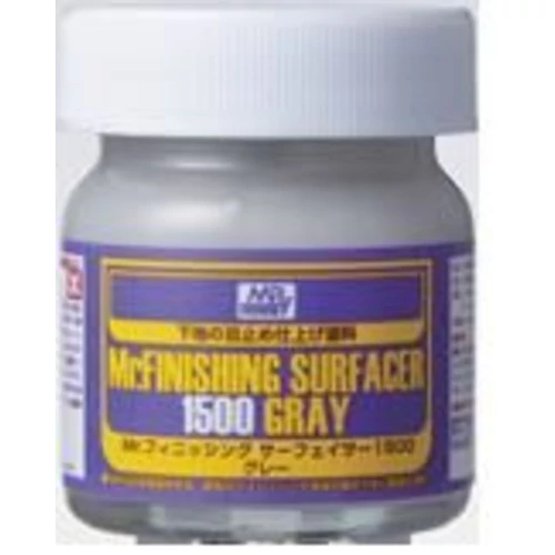 Mr Hobby -Gunze Mr. Finishing Surfacer 1500 Gray (40 ml)