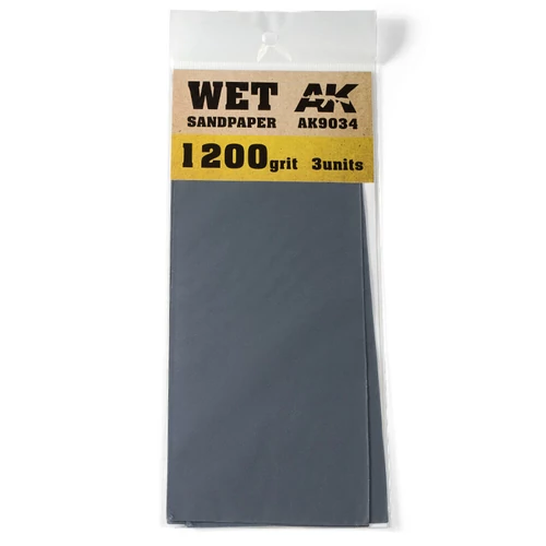 Nedves csiszolópapir 1200 Grit. 3db/csomag