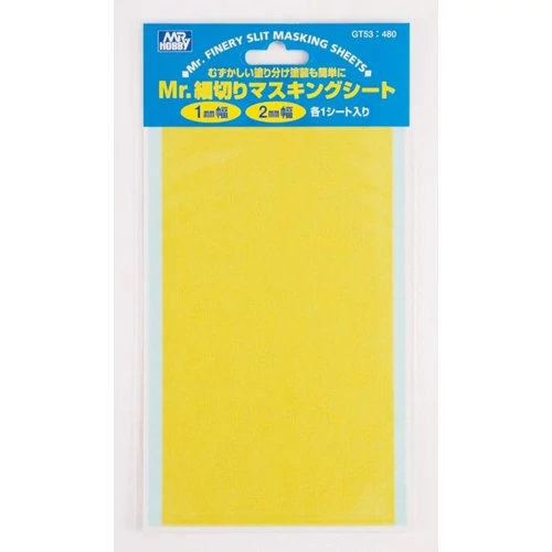 Mr Hobby -Gunze Finely Slit Masking Sheets(1 és 2 mm maszkóló csik)
