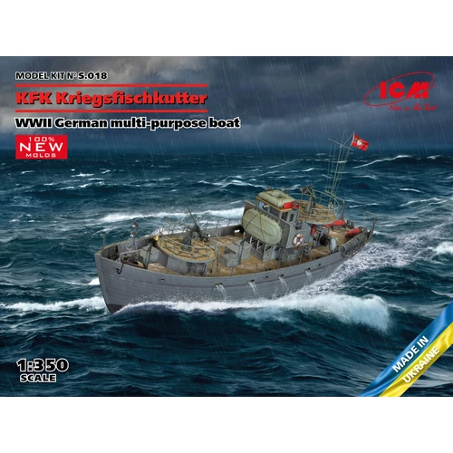 1/350 KFK Kriegsfischkutter, WWII German multi-purpose boat