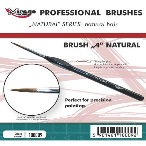 MIRAGE BRUSH NATURAL SIZE 4