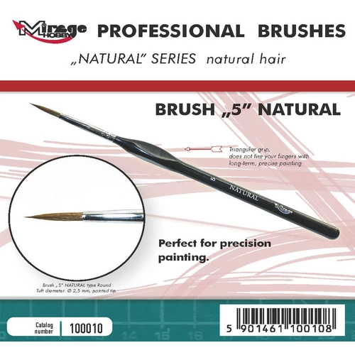MIRAGE BRUSH NATURAL SIZE 5