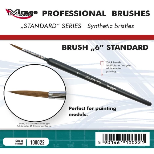 MIRAGE BRUSH STANDARD SIZE 6