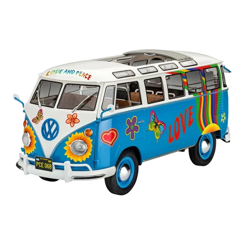 VW T1 Samba Bus Flower Power
