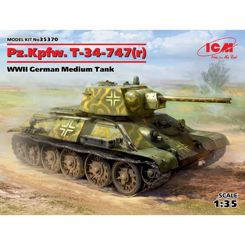 Pz.Kpfw.T-34-747(r)WWII German MediumTan
