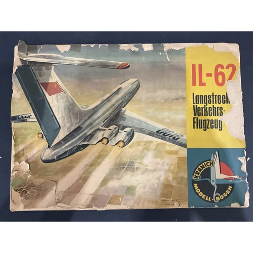 Kranich Modellbogen DDR  IL-62