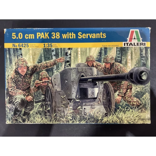 5cm. Pak 38 with servants