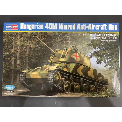Hungarian 40M Nimrod Anti-Aircraft Gun