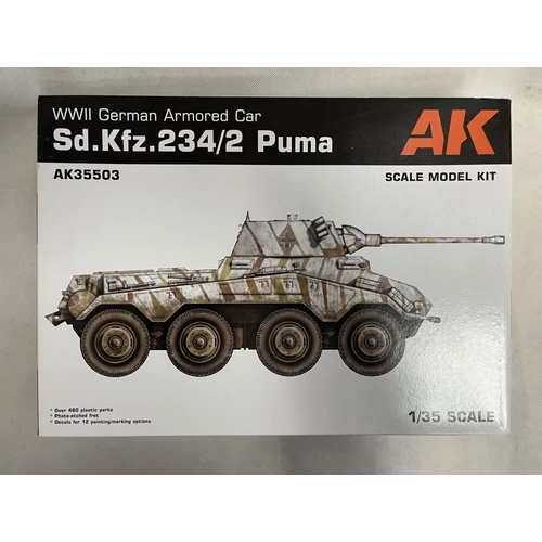 Sd.Kfz.234/2 Puma + fém lővegcső