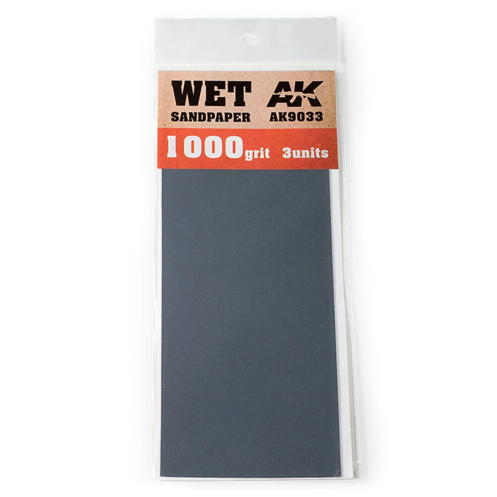 Nedves csiszolópapir 1000 Grit. 3db/csomag