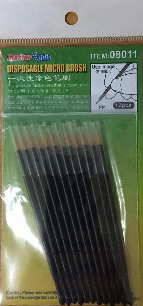 Mikro ecsetek (12db)