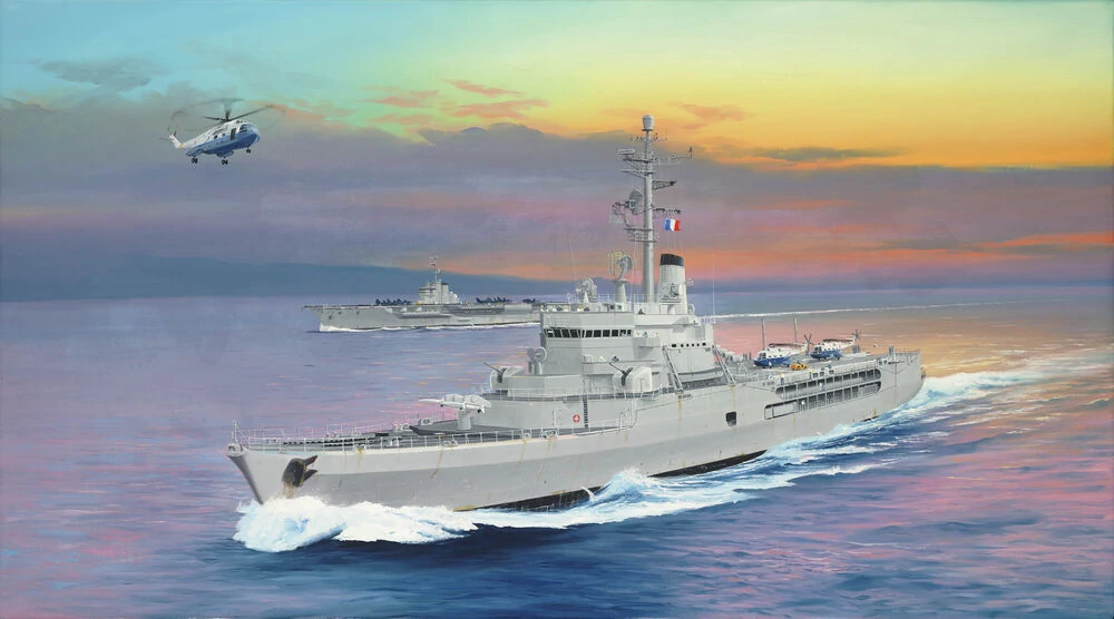 1/350 French Navy Helicopter Cruiser Jeanne d’Arc 1964