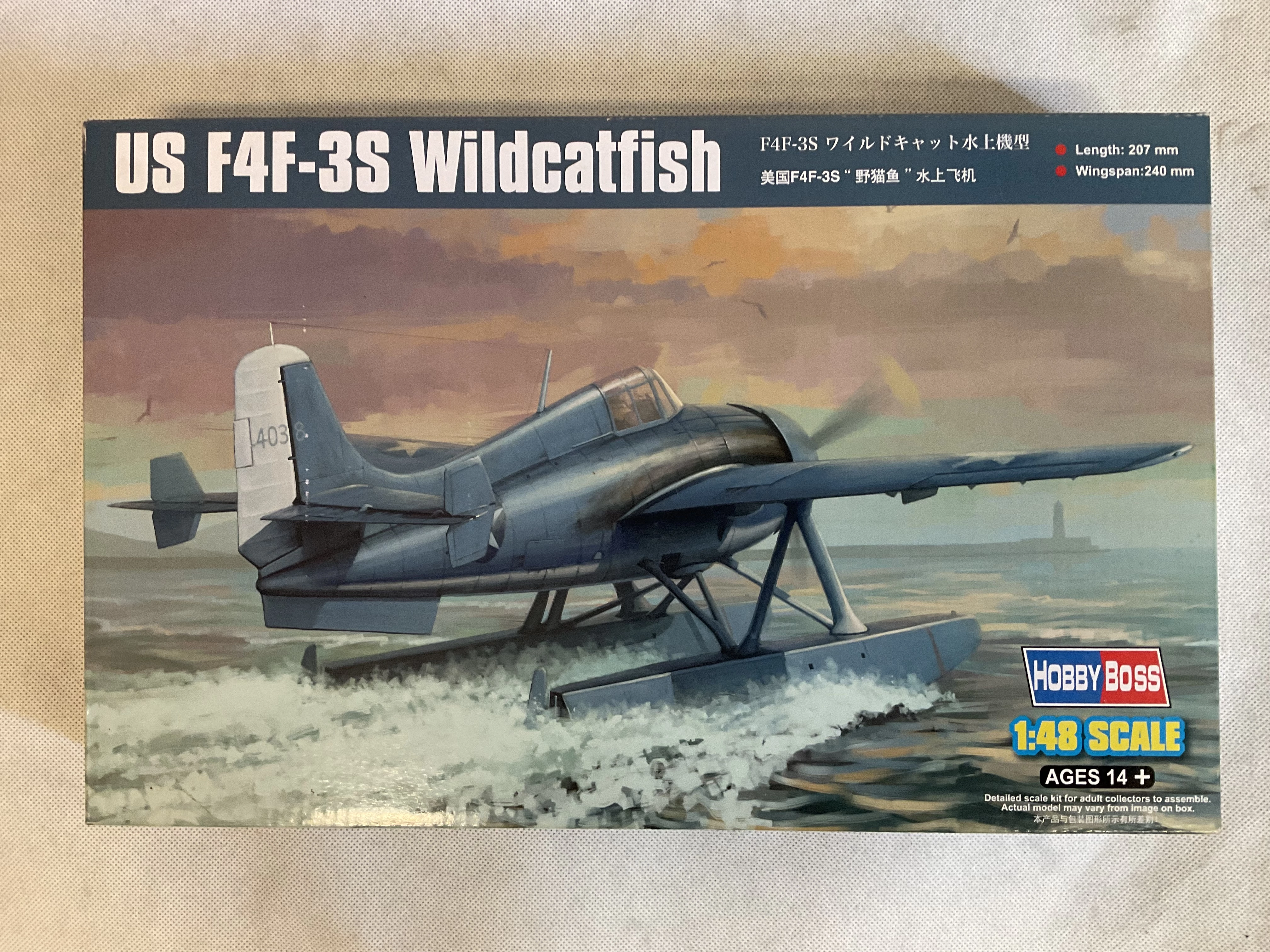 HOBBY BOSS US F4F-3S WILDCATFISH 1:48 
