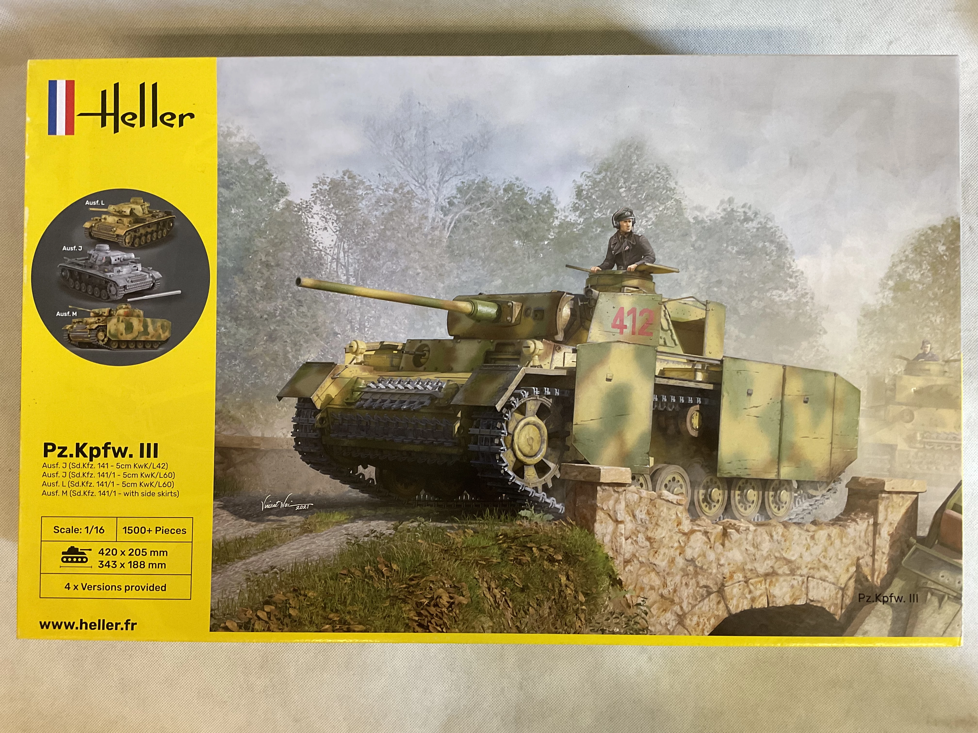 PZ.KPFW.III AUSF. J,L,M (4IN1) 1:16