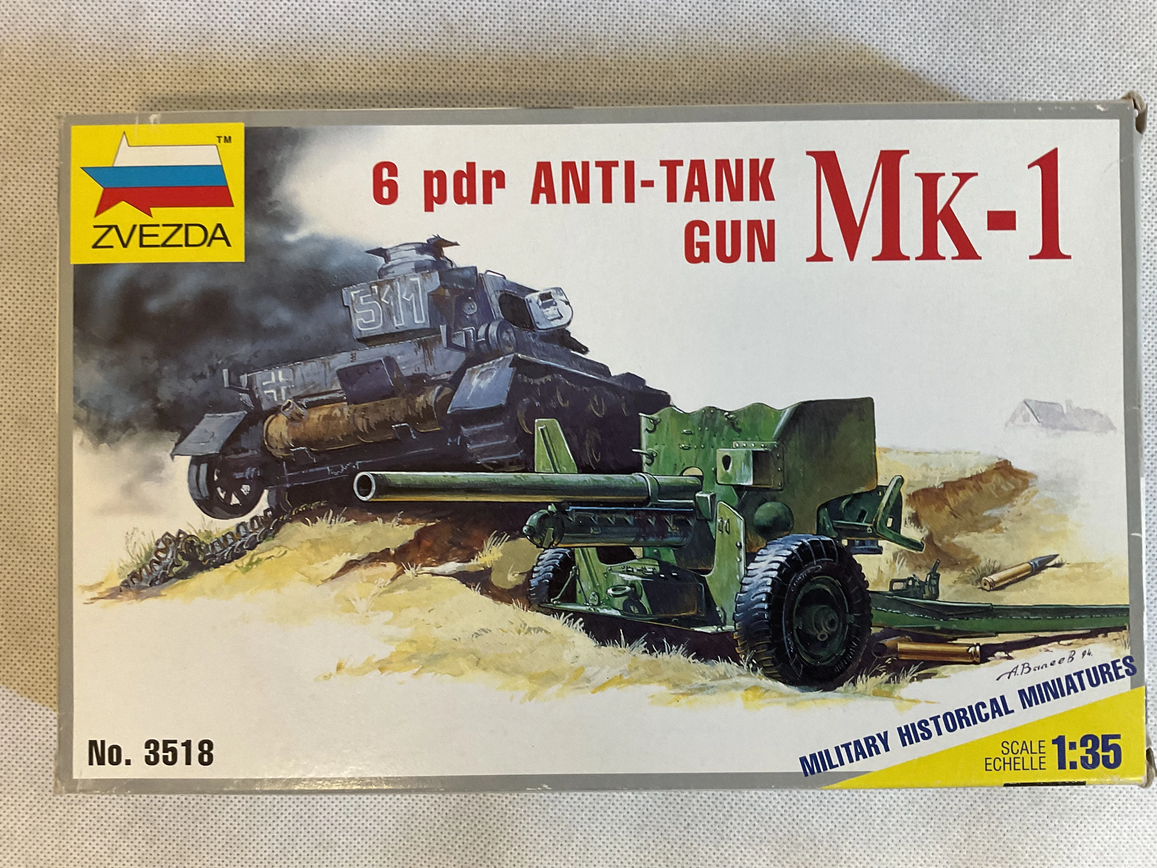 6 Pdr Anti-Tank Gun Mk-1